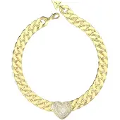 GUESS Jubn04013 Amami Necklace Doré Femme