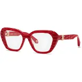 Roberto Cavalli Vrc070m Geometric Woman Glasses Rouge 140/54 mm Femme
