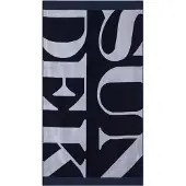 Sundek Maxi Logo Towel Bleu