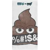 Otso Emoji Deja Poo Microfiber Towel Blanc