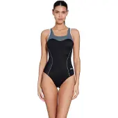 Zoggs Tokyo Iceback Swimsuit Noir 38 Femme