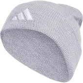 Adidas Casquette de sport 'New Logo Beanie' gris / blanc