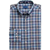 Gant Chemise à Manches Longues Indigo Check