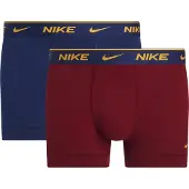 Nike Eday Trunk Boxers 2 Units Rouge,Bleu S Homme