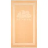 Sundek Jacquard Terry Logo And Frame Towel Marron