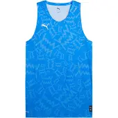 Puma Hommes, T-shirt de sport, teamJAWS Graphic Jersey (L), Bleu, L
