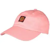 Santa Cruz Classic Dot Label Cap Rose