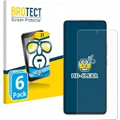 BROTECT Protection Clair (6 pcs, Xiaomi Poco F7 Pro), Téléphone portable : film de protection, Transparent
