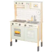 Woomax 39073 Wooden Kitchenette Educational Toy 30x68x102cm Beige Enfants