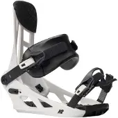 K2 Indy Snowboard Bindings Argenté M