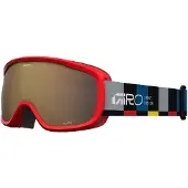 Giro Buster Blocks Junior Ski Goggles Rouge Amber Rose/CAT2 Enfants