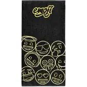 Otso Emoji Neon Faces Microfiber Towel Noir