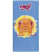 Otso Emoji Monkey See Microfiber Towel Bleu