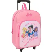 Safta Barbie 21l 32x42x14 Cm Wheeled Backpack Rose Enfants