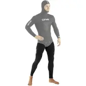 Seac Sub Pantalons De Chasse Sous-marine Black Shark Open Cell 7 Mm