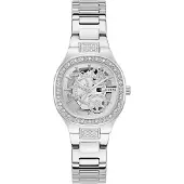 GUESS Montre à affichage analogique 'ELECTRA' argent