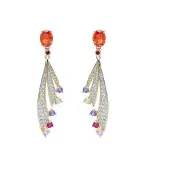 Avant Garde Boucles d'oreilles 'Helenaya' or