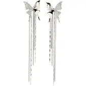 Avant Garde Boucles d'oreilles 'Nataliaya' argent