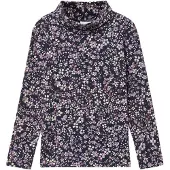 s.Oliver T-Shirt violet / blanc