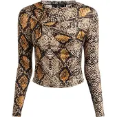 Faina T-shirt camel / pueblo / noir / blanc