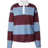 STUDIO SELECT T-shirt 'Elain' bleu ciel / rouge foncé / blanc