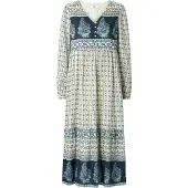 Noa noa Robe mélange de couleurs / blanc cassé