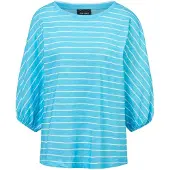 Goldner T-shirt azur