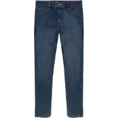 Wrangler - Jeans pour hommes - Coupe classique - Couleur rouge "Kabel" - Modèle "Darkstone"