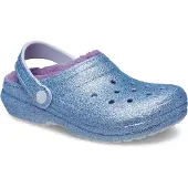 Crocs Classic Lined Glitter Toddler Clogs Bleu EU 20-21 Enfants