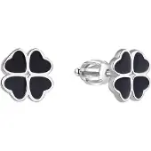 Beneto Boucles d'oreilles en argent AGUP1595S (L), (Argent, Email)