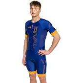 Madwave Rival Sty Short Sleeve Trisuit Bleu M Homme