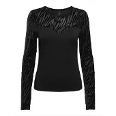 ONLY T-shirt 'ONLSABINA' noir