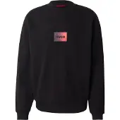 HUGO Sweat-shirt 'Danotop' rouge / noir