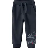 Name it Pantalon 'NMMStorm' bleu marine / bleu-gris / rouge