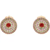 Gaya Boucles d'oreilles or / rouge