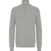 Kronstadt Pull-over ' KSDoors half Zip ' gris clair