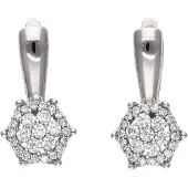 NAEMI Boucles d'oreilles argent / transparent