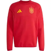 Adidas Spain Tiro Travel Crew Sweatshirt Rouge M Homme
