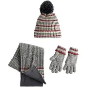 Next Set beige / gris / gris foncé / rouge sang