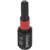 Schmith Embout de choc T15 Torx 25mm HI-TEK