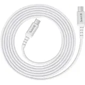 Crong Armor Link - 60W PD 3A USB-C vers USB-C 25cm câble (blanc)