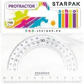 Starpak Rapporteur d'angle 180' 10cm (10 cm, Matières plastiques)