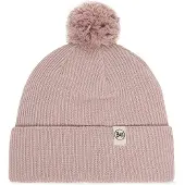 Buff Knitted Beanie Rose