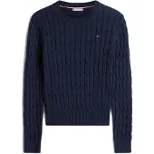 Tommy Hilfiger Pull Co Cable Crew Femmes