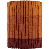 Buff Knitted&polar Fleece Neck Warmer Orange Homme
