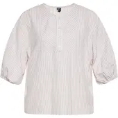 Dreimaster Maritim Chemisier violet clair / blanc