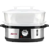 Girmi VP26 cuiseur vapeur 3 Nombre de paniers Noir, Argent Autoportante 750 W