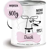 Paka Zwierzaka PEPE Duck 99% (kaczka) 800 g monoproteinowa karma