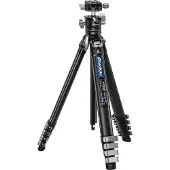 Leofoto Azure AZ-235C mit Kugelkopf LH-30R (Carbone, Métal), Trépied, Noir