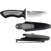 Cressi Spa Grip Blunt Tip Knife Gris